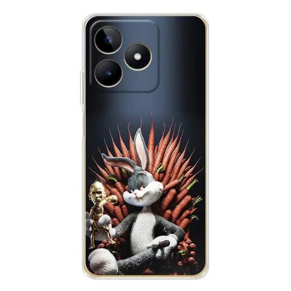 Чохол з принтом «Король Кролик» для Realme Note 60