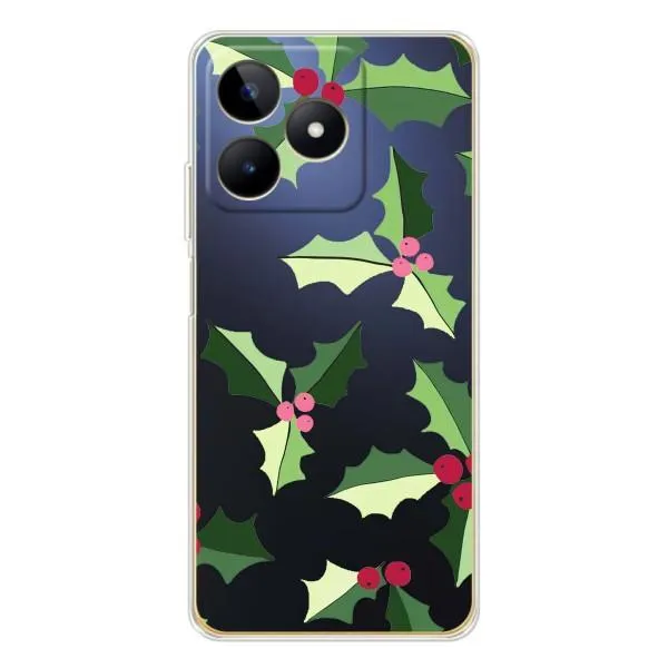 Чохол з принтом «Різдвяний фон» для Realme Note 60