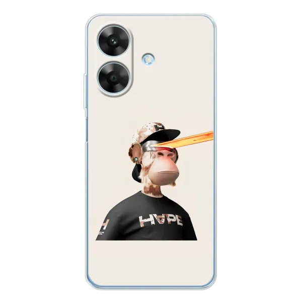 Чохол з принтом «мавпа NFT в окулярах» для Realme Note 60x Чохол з принтом «мавпа NFT в окулярах» для Realme Note 60x