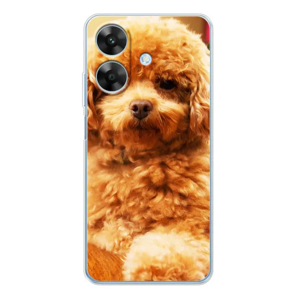 Чехол с принтом «Щенок Бишон» для Realme Note 60x