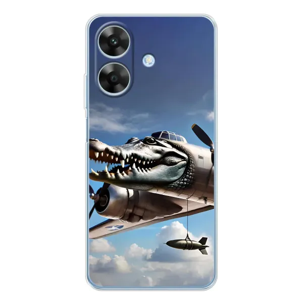 Чехол с принтом «Бомбардиро крокодило» для Realme Note 60x