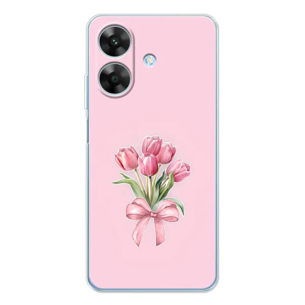Чехол с принтом «Букет цветов» для Realme Note 60x