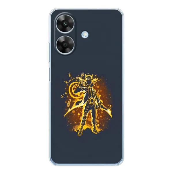 Чехол с принтом «золотой Наруто» для Realme Note 60x