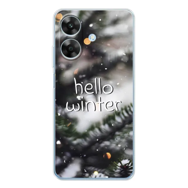 Чехол с принтом «Hello winter» для Realme Note 60x Чехол с принтом «Hello winter» для Realme Note 60x