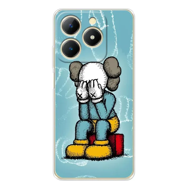 Чехол с принтом «Плач Bearbrick» для Realme Note 70