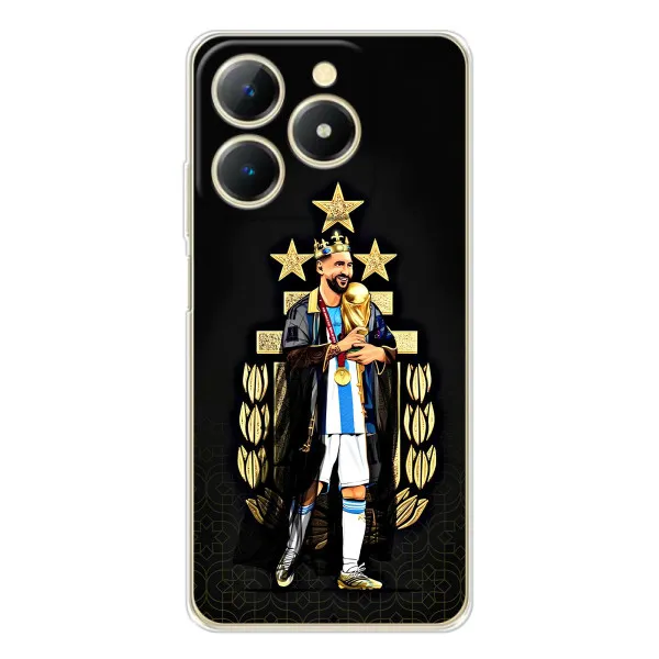 Чехол с принтом «Месси Король» для Realme Note 70