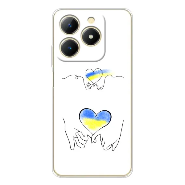 Чехол с принтом «Мир Украине» для Realme Note 70