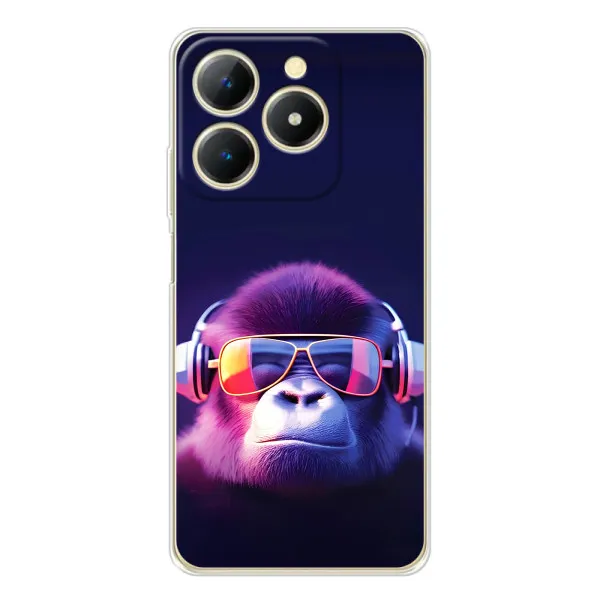 Чехол с принтом «Стильная обезьяна» для Realme Note 70