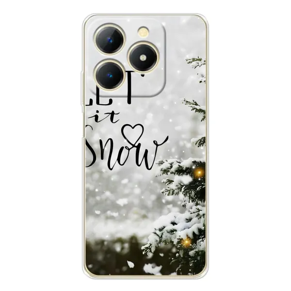 Чохол з принтом «Let it snow» для Realme Note 70 Чохол з принтом «Let it snow» для Realme Note 70