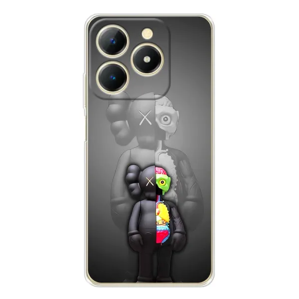 Чохол з принтом «Тіло Bearbrick» для Realme Note 70T
