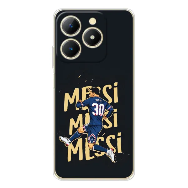Чохол з принтом «Messi ПСЖ» для Realme Note 70T Чохол з принтом «Messi ПСЖ» для Realme Note 70T