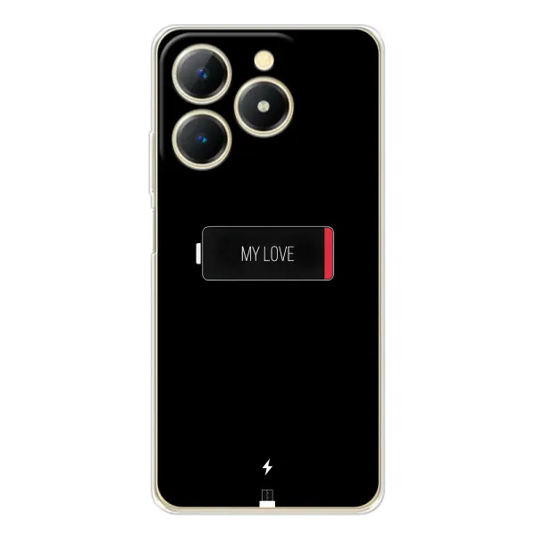 Чохол з принтом «Love battery» для Realme Note 70T