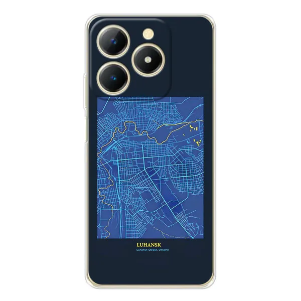 Чохол з принтом «Луганськ» для Realme Note 70T