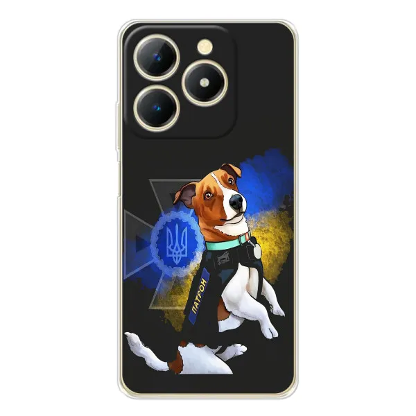 Чохол з принтом «Патрон собачка» для Realme Note 70T