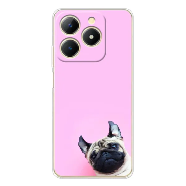 Чохол з принтом «Смішна собака» для Realme Note 70T