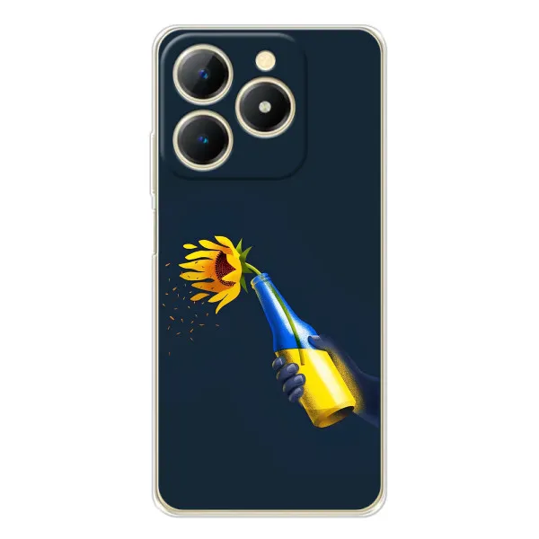 Чохол з принтом «Коктель молотова» для Realme Note 70T