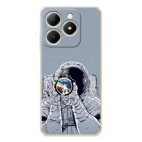 Чехол с принтом «Космонавт фото» для Realme Note 70T Чехол с принтом «Космонавт фото» для Realme Note 70T