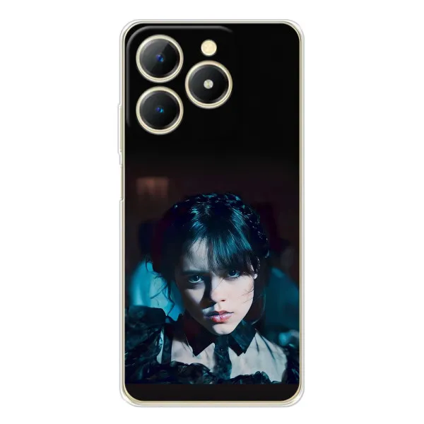Чохол з принтом «погляд Венздей» для Realme Note 70T