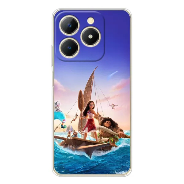 Чохол з принтом «Команда Ваяна Мауї» для Realme Note 70T Чохол з принтом «Команда Ваяна Мауї» для Realme Note 70T