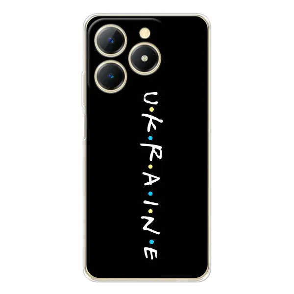 Чохол з принтом «ukraine» для Realme Note 70T