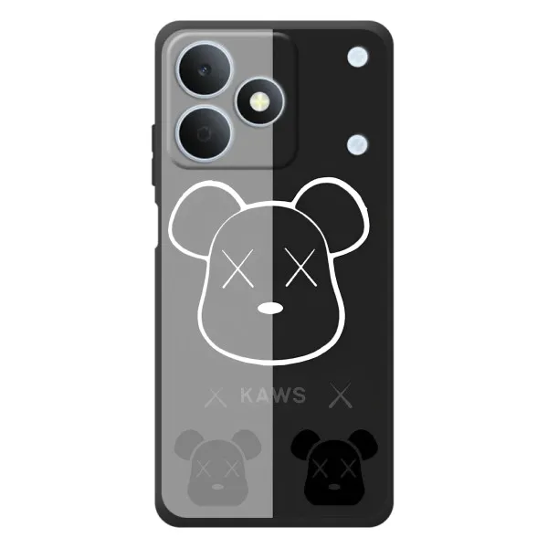 Чехол с принтом «БеарБрик глаза» для Realme Note 80
