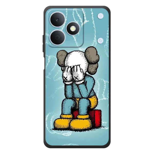 Чехол с принтом «Плач Bearbrick» для Realme Note 80