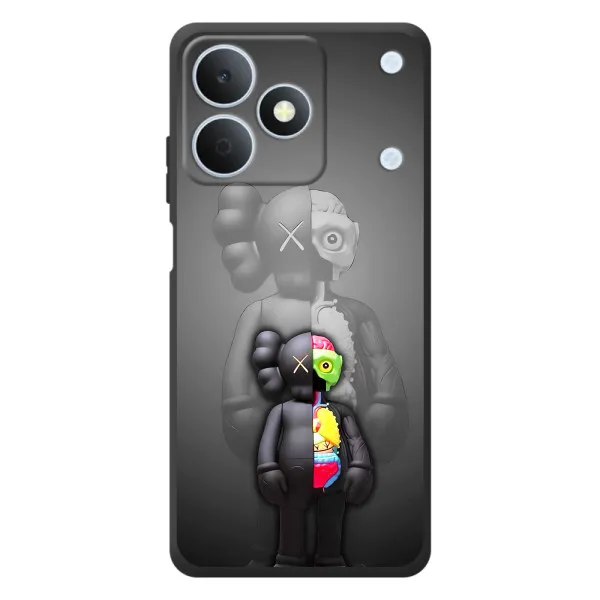 Чехол с принтом «Тело Bearbrick» для Realme Note 80