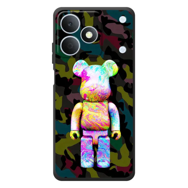 Чехол с принтом «Яркий Bearbrick» для Realme Note 80
