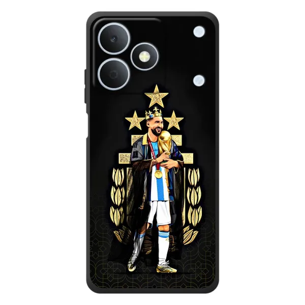 Чехол с принтом «Месси Король» для Realme Note 80