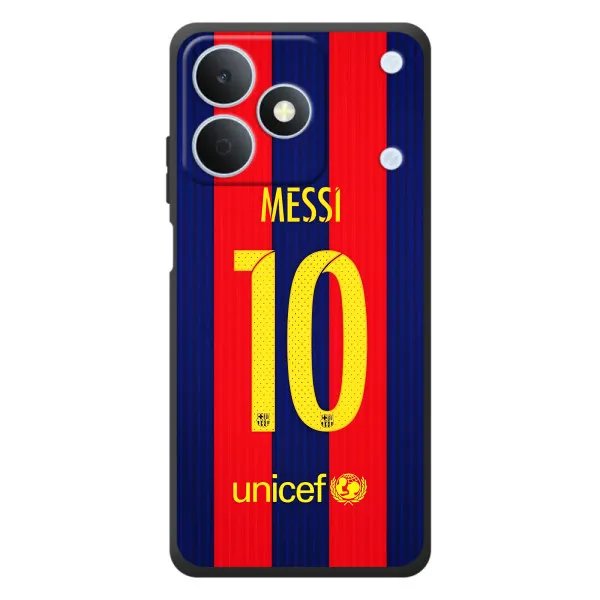 Чехол с принтом «Messi Barca 10» для Realme Note 80
