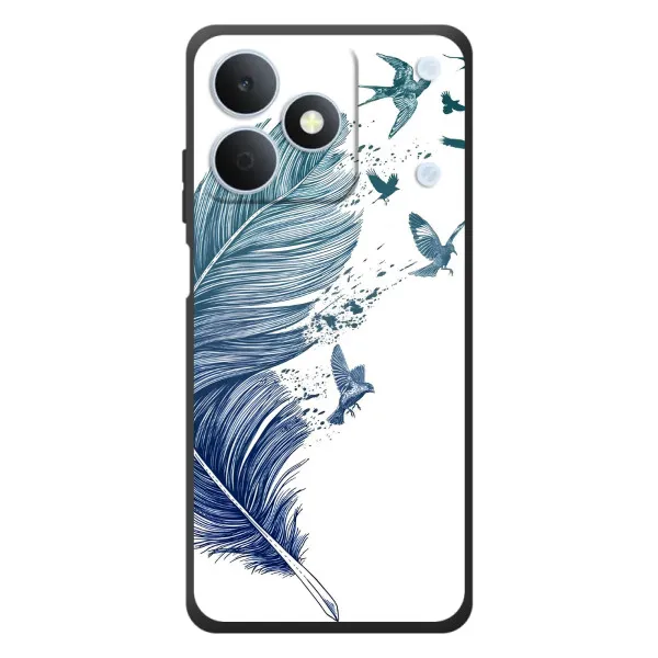 Чохол з принтом «Перо» для Realme Note 80