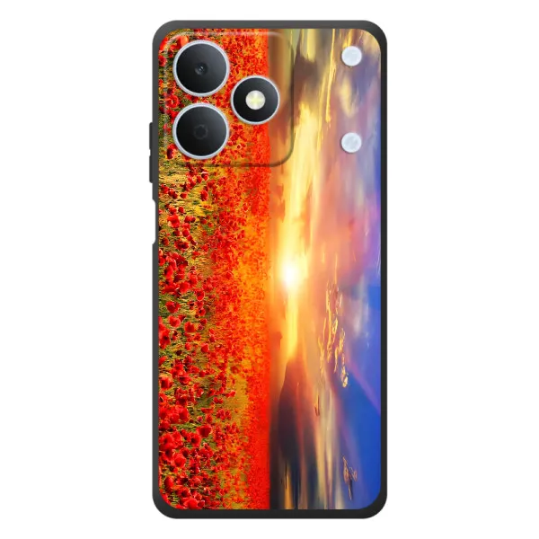 Чохол з принтом «Поле тюльпанів» для Realme Note 80