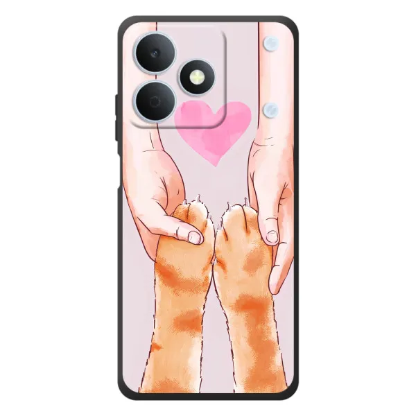 Чехол с принтом «Любовь к котикам» для Realme Note 80