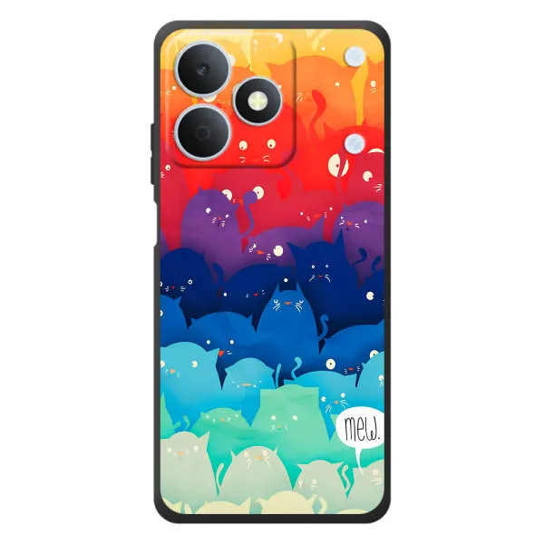 Чехол с принтом «Mew» для Realme Note 80