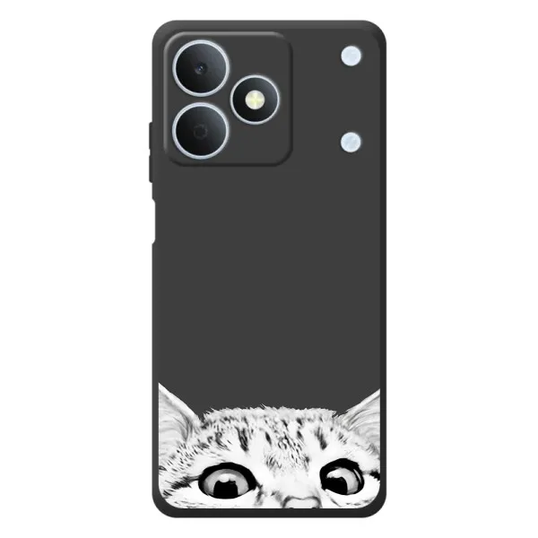 Чехол с принтом «Выглядывает кот» для Realme Note 80