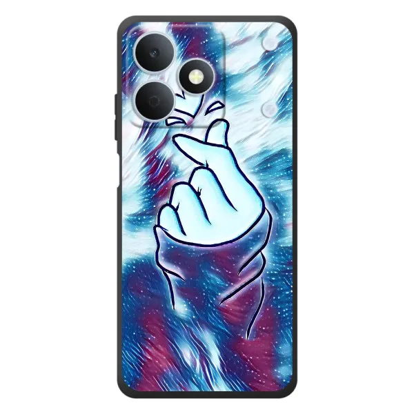 Чохол з принтом «Радужне серце» для Realme Note 80