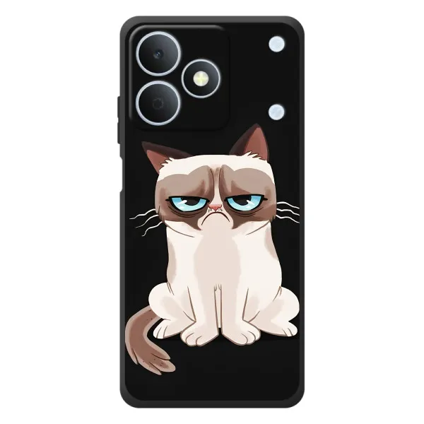 Чехол с принтом «Грустный кот» для Realme Note 80