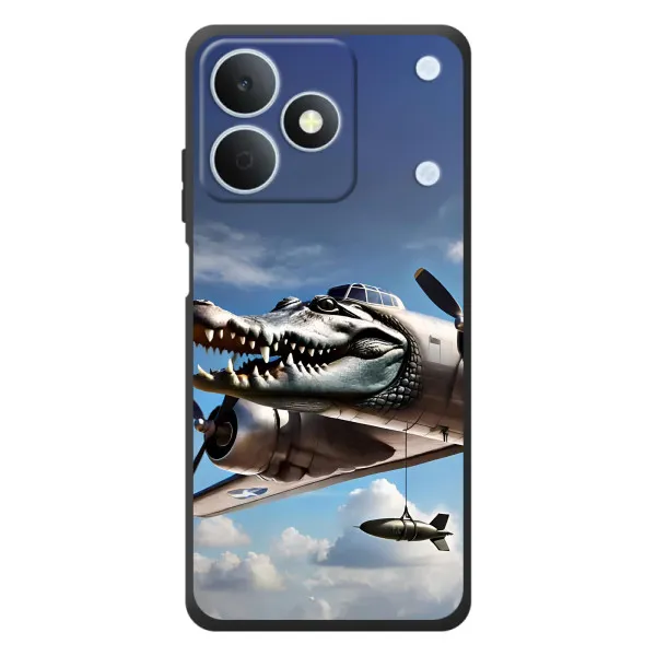 Чохол з принтом «Бомбардіро крокоділо» для Realme Note 80