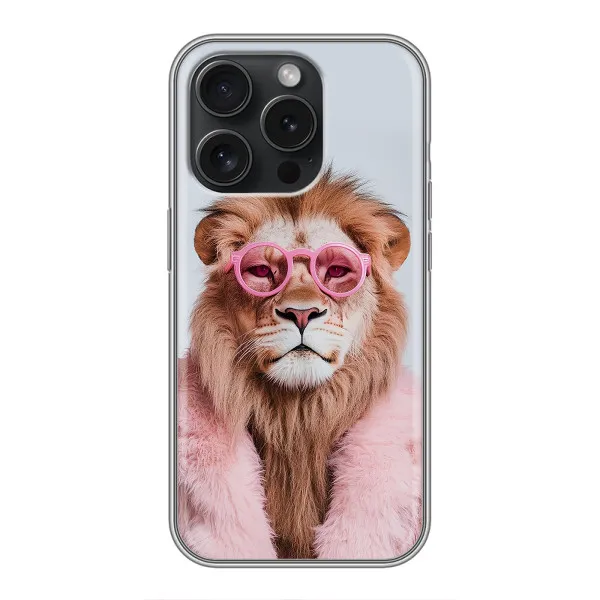 Чехол с принтом «Лев в очках» для Realme P4 Pro Чехол с принтом «Лев в очках» для Realme P4 Pro