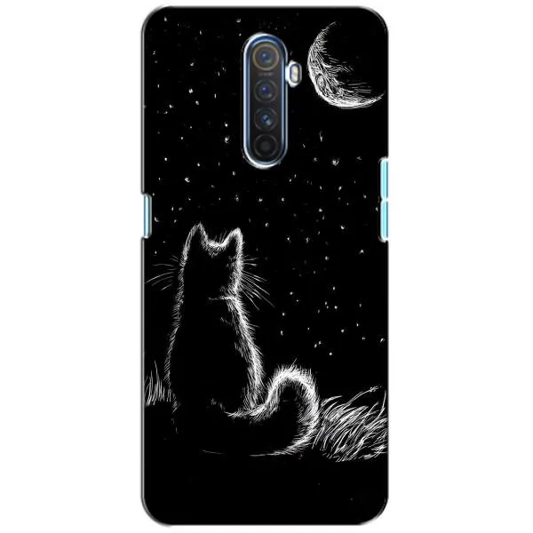 Чехол с принтом «Котик и луна» для Realme X2 Pro