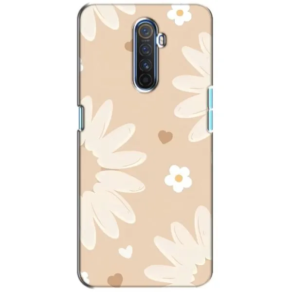 Чехол с принтом «Бежевые цветы» для Realme X2 Pro