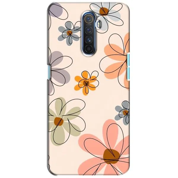 Чехол с принтом «Разноцветные цветы» для Realme X2 Pro