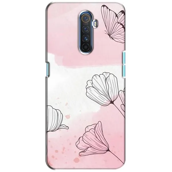 Чехол с принтом «Розовые цветы» для Realme X2 Pro