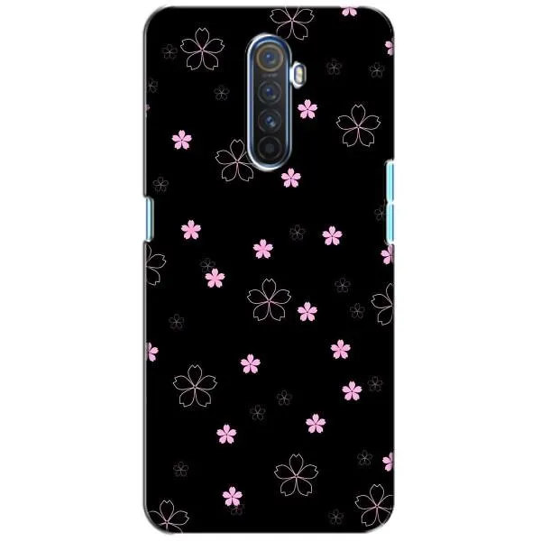Чехол с принтом «Розовые цветы на черном» для Realme X2 Pro Чехол с принтом «Розовые цветы на черном» для Realme X2 Pro