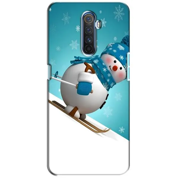 Чехол с принтом «Снеговик на лыжах» для Realme X2 Pro