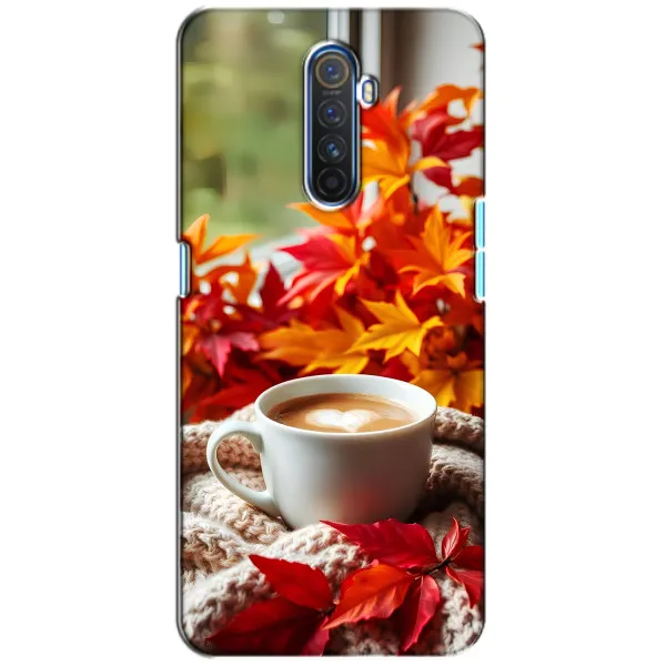 Чохол з принтом «Кава та листя» для Realme X2 Pro Чохол з принтом «Кава та листя» для Realme X2 Pro