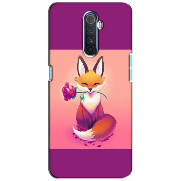 Чехол с принтом «Лисичка с розочкой» для Realme X2 Pro