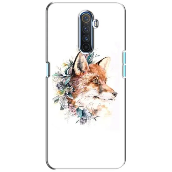 Чехол с принтом «Лисичка в цветочках» для Realme X2 Pro