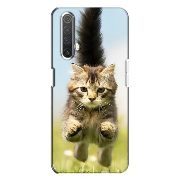 Чехол с принтом «Прыжок кота» для Realme X3