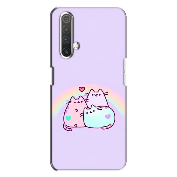 Чехол с принтом «Радужные котики» для Realme X3